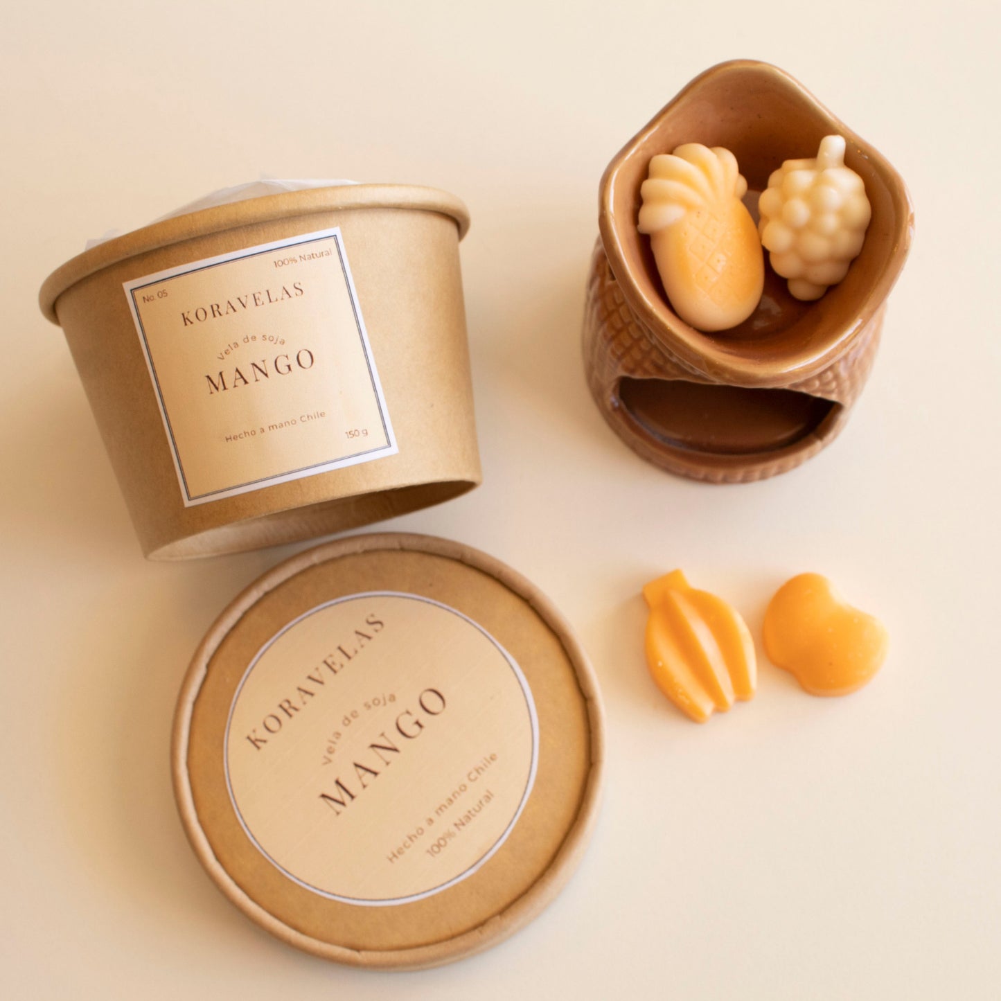 Bombones de Cera Aroma Mango