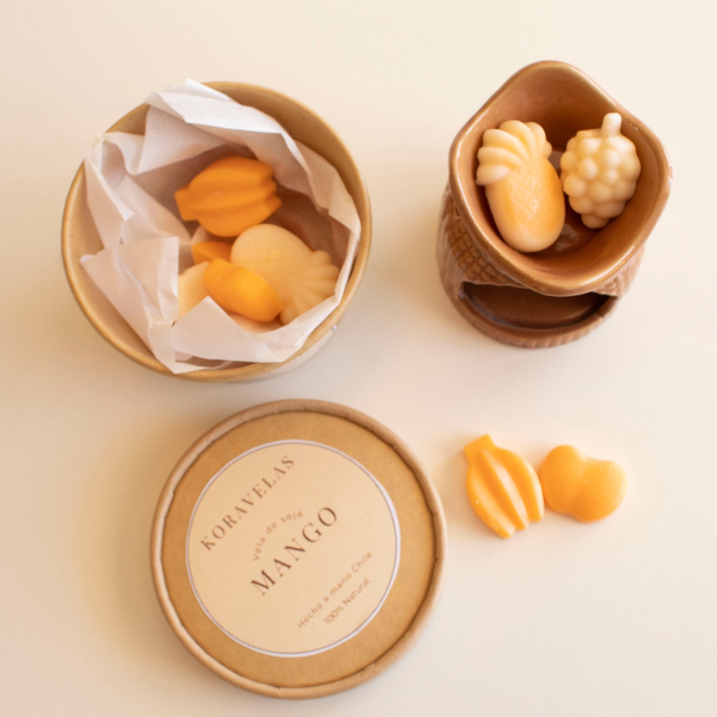Bombones de Cera Aroma Mango